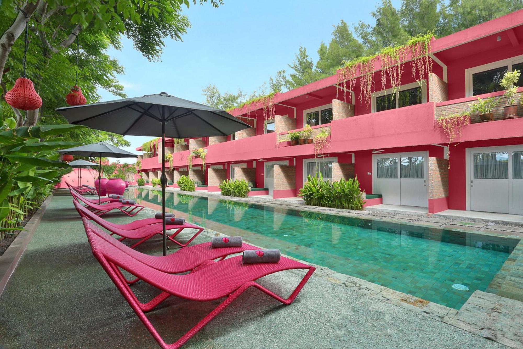 Pinkcoco Gili Trawangan - Constant Surprises - For Cool Adults Only Hotell Exteriör bild