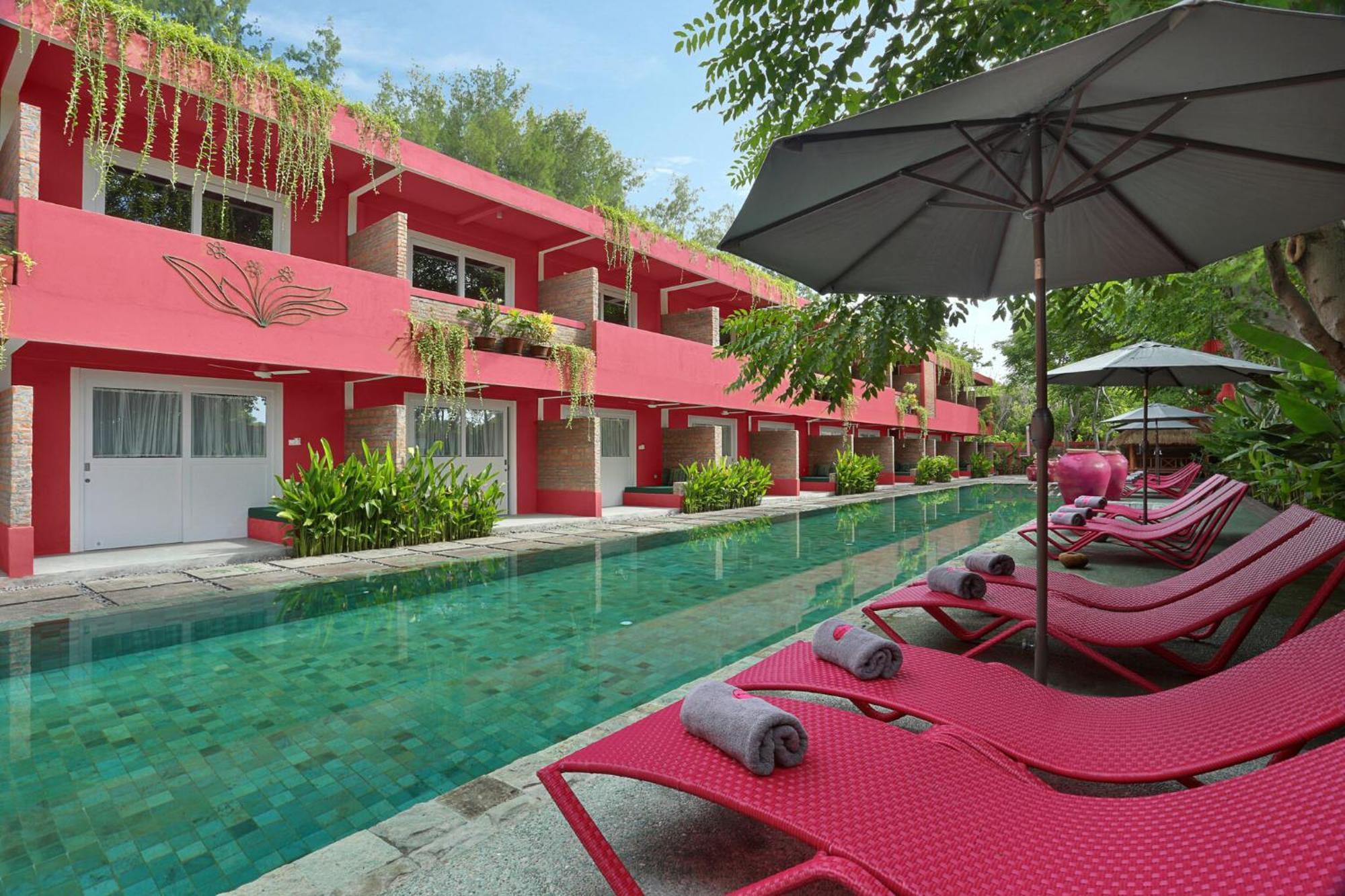 Pinkcoco Gili Trawangan - Constant Surprises - For Cool Adults Only Hotell Exteriör bild